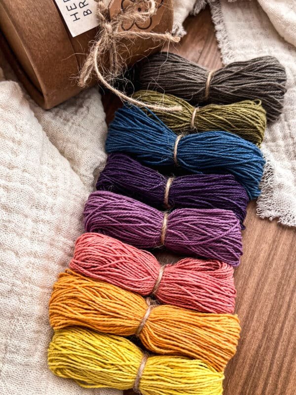 Hilos de algodón para bordar