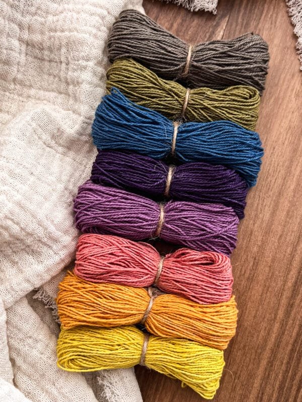 Hilos de algodón para bordar